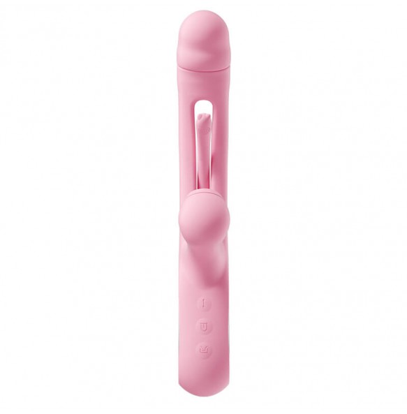 MizzZee - Swing Tongue Vibrating Suction Wand (Chargeable - Pink)